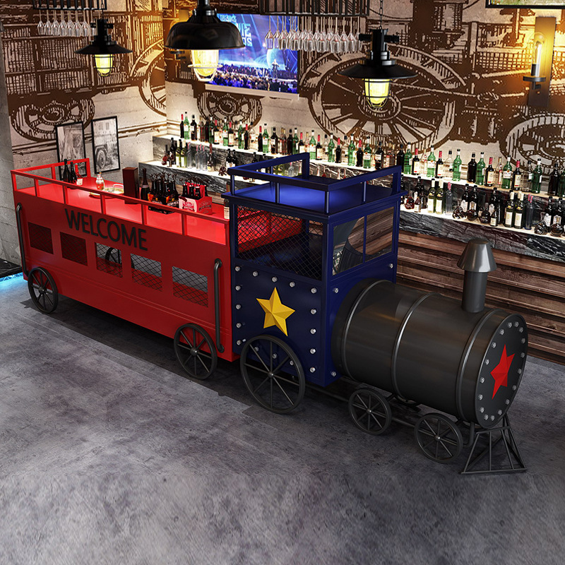 Locomotive-shaped bar