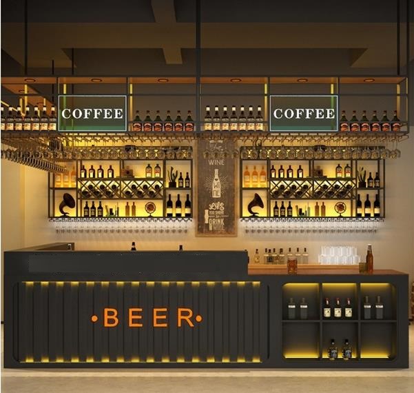 industrial style cashier desk