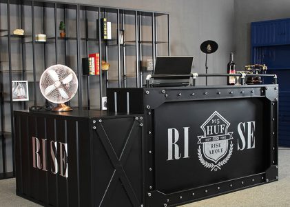 Retro industrial bar