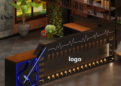 Creative cashier desk